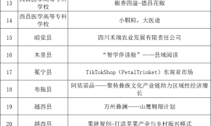 凉山州第五届创新创业大赛 复赛入围名单出炉